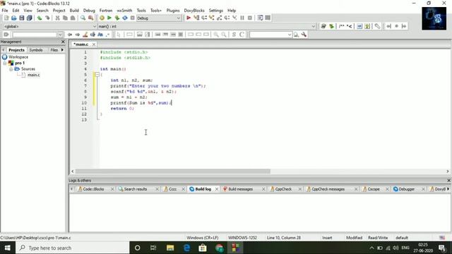 How To Execute C And C++ Codes In Code Blocks
