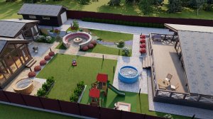 Ландшафтный дизайн Летомастер. Проект КП Мирный.