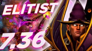 ЭКЗОРТ ИНВОКЕР ELITIST ПАТЧ 7.36 | INVOKER DOTA 2 | СО СТРИМА