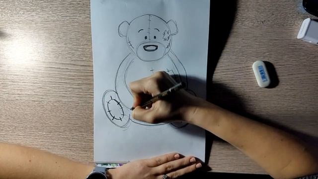 Урок рисования: Мишка Тедди смотреть онлайн