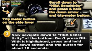 Range Rover Evoque Service Light Reset