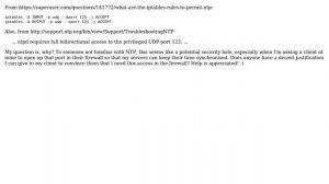 Why does NTP require bi-directional firewall access to UDP port 123? (2 Solutions!!)