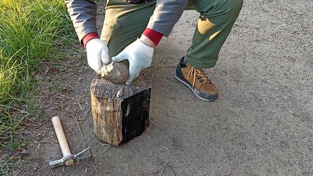 Смастерить из кремня орудие как у древних. Миссия невыполнима