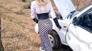 Driving car in Mud Road Car Get Stuck Pedalpumping Mitsubishi Jeep 4x4 (part 4)