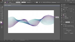 Создание абстрактной формы в Adobe Illustrator, рисуем волны | Space School