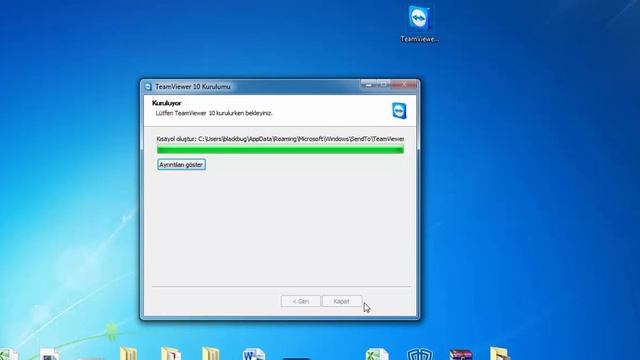 Teamviewer install problem.Teamviewer yükleme sorun.Windows 7