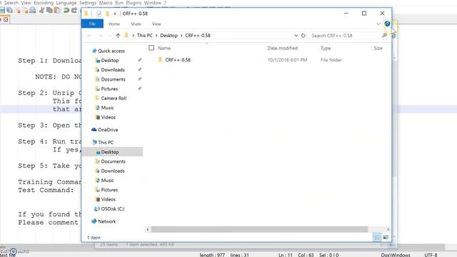 Conditional Random Fields : Install and Use CRF++ on Windows смотреть онлайн