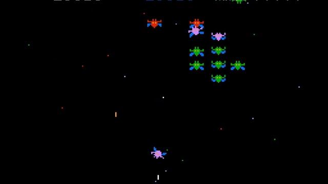 Galaxian - Gameplay | Walkthrough (NES, Famicom, Dendy)