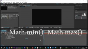 Выражения. Методы Math.min  Math.max  After Effects