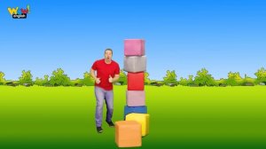 Blocks and Toys Playing with Steve and Maggie | Wow English TV