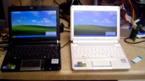 Asus EEE 901 PC - SSD VS HDD Hard drive boot off