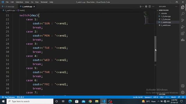 switch case control statement || C++ tutorials for beginners #7 || C and C++ || code with raj