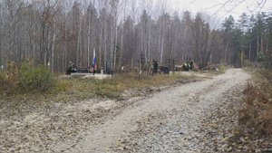 На кладбище в пос.Чаадаевка