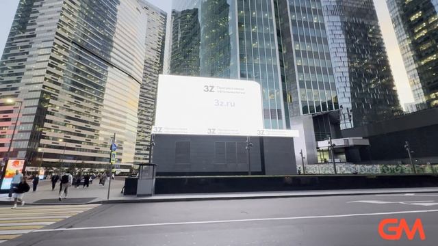 Реклама на медиафасаде в Москве, Пресненская набережная, 8/1 (Большой Сити)