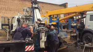 Ремонт буровой. Ремонт КМУ OOO «БТК»