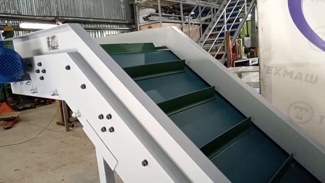 Конвейер ленточный Z-образный L=3100мм B=500мм смотреть онлайн