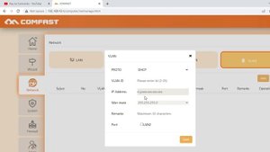 How to Config Comfast e314n to VLAN Mode 2022