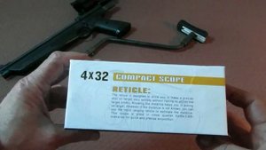 Crosman 1377 оптика и быстросъемный приклад