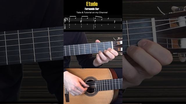 Etude Op.31 No.4 - Fernando Sor на Гитаре. Уроки гитары My Guitar. Ноты и Табы гитары