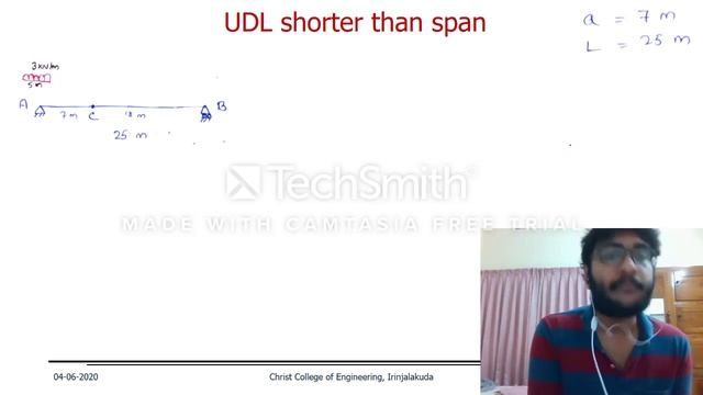 Influence Line Diagrams - Part 10 (UDL shorter than span contd...) смотреть онлайн