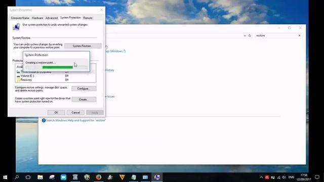 Windows 10 - How to create a restore point смотреть онлайн