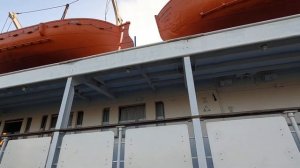 Старинный теплоход "Мамин - Сибиряк" причалил в нашем порту