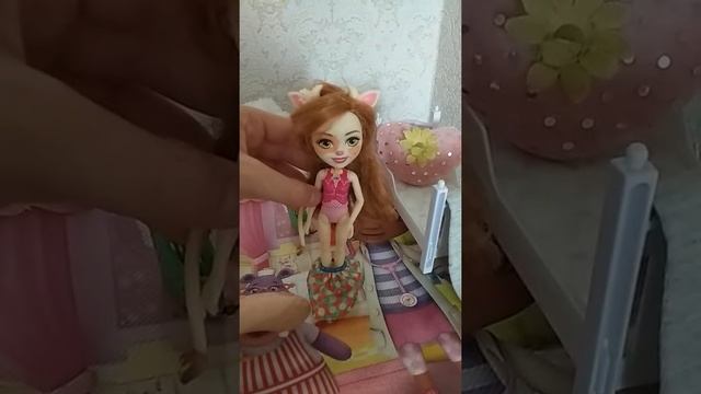 Сериал кукол Enchantimals 💞💖. Утро Келли ☀️🛌🐮 смотреть онлайн