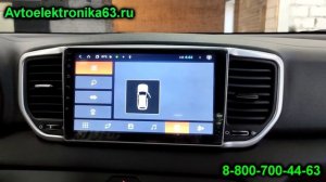 Магнитола Спортейдж 4 + камера заднего вида + регистратор скрытой установки