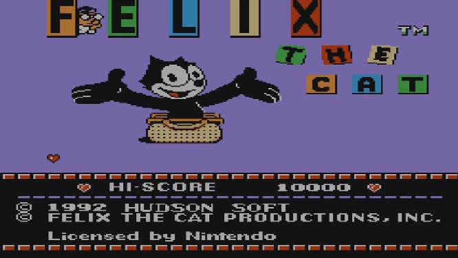 Felix the Cat  игра на денди  уровень 1