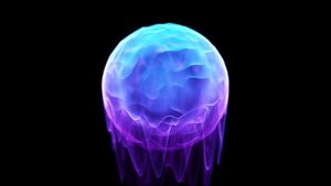 4K Visual & Ambient Music Immersion | 1 Hour Deep Relaxation Ambient Visual Loop | Melting Sphere