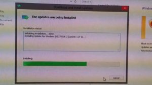 Some updates were not installed. Update for Windows (KB2703761)