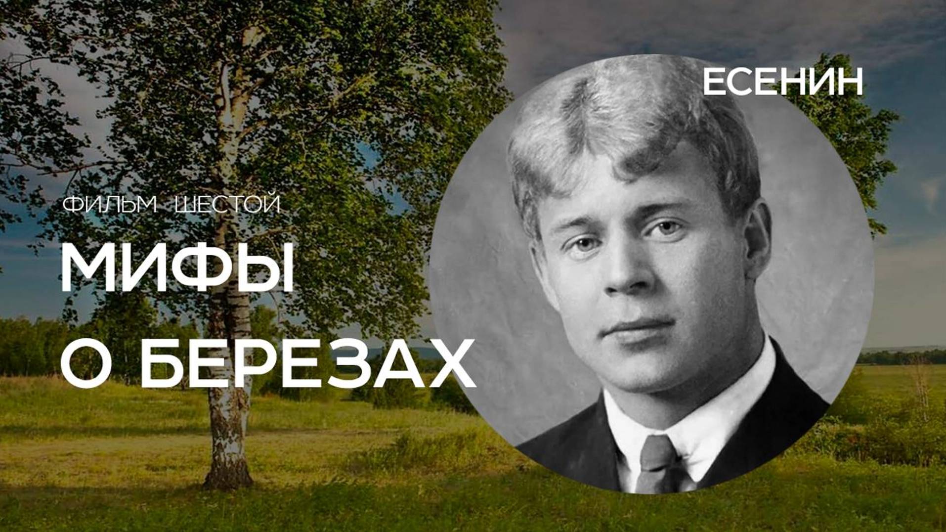 Фильм шестой  "Есенин" из цикла документальных фильмов "Мифы о берёзах"