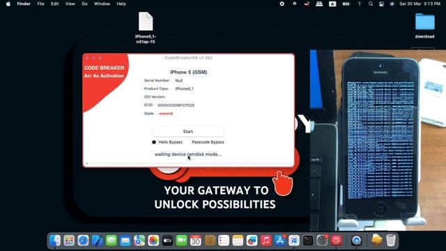 How to Remove Activation Lock - iPhone 5 iCloud unlock, CodeBreaker Activation, A6 icloud bypass
