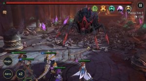 Raid shadow legends 3 0 Роковая башня Трудный режим 2 босс Этаж 20 Черная вдова прохождение Гайд 2