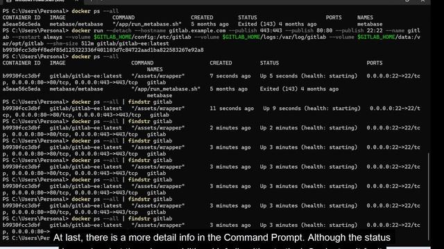 05 - Access Running Gitlab using Docker Container #tips #windows #installation #gitlab #docker