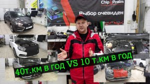 ВАЗ 2129. 40т.км в год VS 10т.км в год.