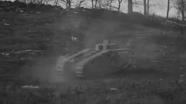 Демонстрационные испытания танка WW I  Mark VIII  1918 год смотреть онлайн