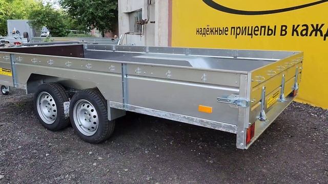 Прицеп ЛАВ 81013А 4.0 (зауженная колея 1780 мм). Новинка лета 2023 года от производителя Вектор! смотреть онлайн