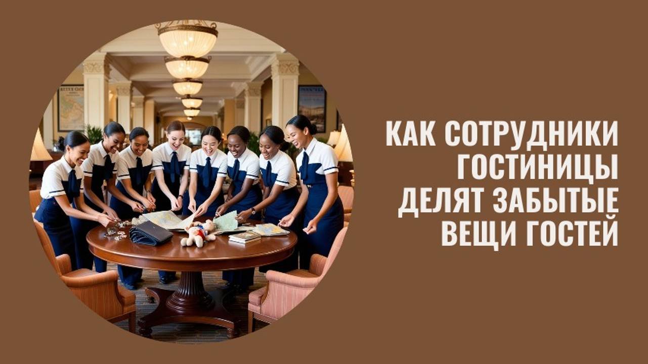 Как сотрудники гостиницы делят забытые вещи гостей