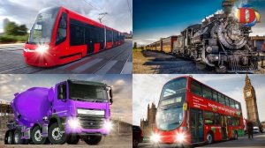 Учим цвета и машинки. Обучающее видео для детей про Городской транспорт