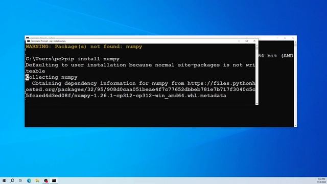 How to Install NumPy on python 3.12 | Python NumPy