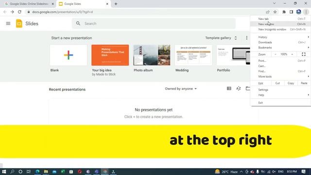 Google Slides for Windows PC | How to Add Google Slides Shortcut to PC Desktop | #googleslide