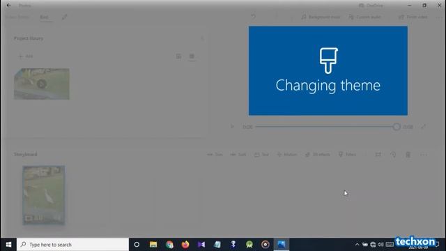 How to Set a Theme for Video | Windows 10 Free Video Editor Tutorial смотреть онлайн