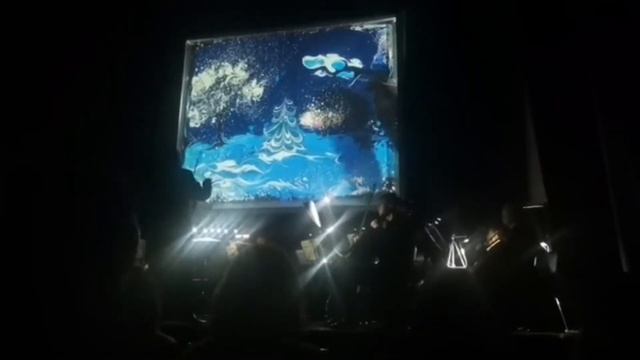 Эбру водная анимация с Оркестром смотреть онлайн