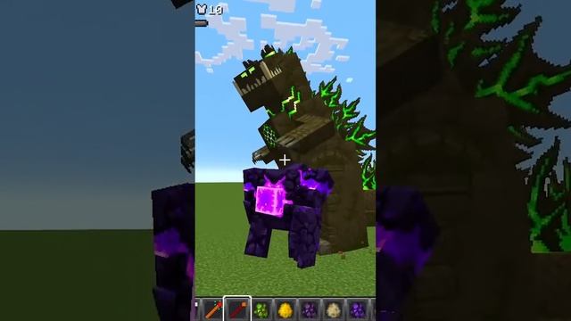 Tremorzila vs Ender Golem in Minecraft #shorts #Minecraft