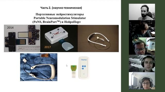 И.Чистопольский. Стимуляция языка. Приборы BrainPort, Portable Neuromodulation Stimulator (PoNS)