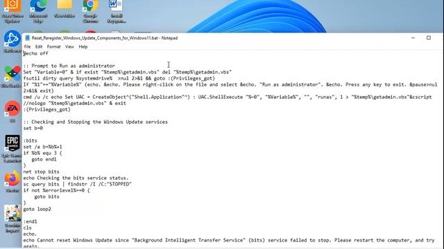 Reset Windows Update in Windows 11 смотреть онлайн