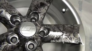 Robots v2.0. - Аквапринт колесных дисков в стиле Техно