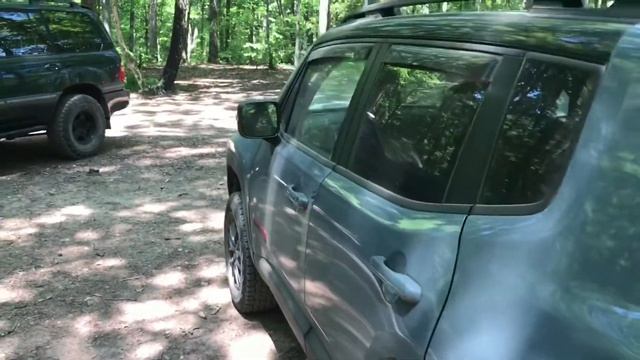 Lifted Jeep Renegade Trailhawk 3 Wheeling at Uwharrie смотреть онлайн