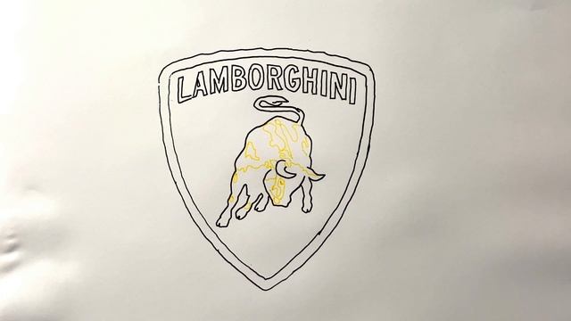 How to Draw the Lamborghini Logo смотреть онлайн